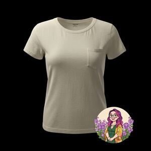 Madewell White Whisper Cotton Pocket T Womens Size Medium Classic Modern Staple